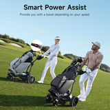 NAVEE Birdie 3 Electric Golf Push Cart + NAVEE Rangefinder Bundle