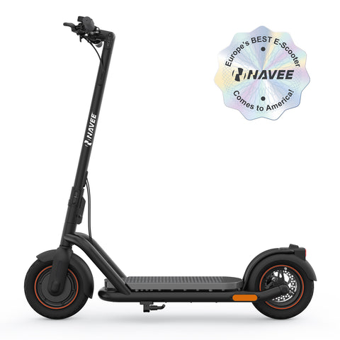 NAVEE N65 Smart Electric Scooter | 50 Mile Range & 19.8 MPH | Dual Rotation Folding System | MaxStrata®