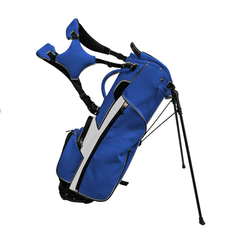 Northwestern Golf First Flight Golf Bag – Tour-Grade Synthetic Leather, 4-Way Divider, Lightweight Design