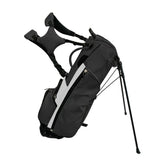 Northwestern Golf First Flight Golf Bag – Tour-Grade Synthetic Leather, 4-Way Divider, Lightweight Design