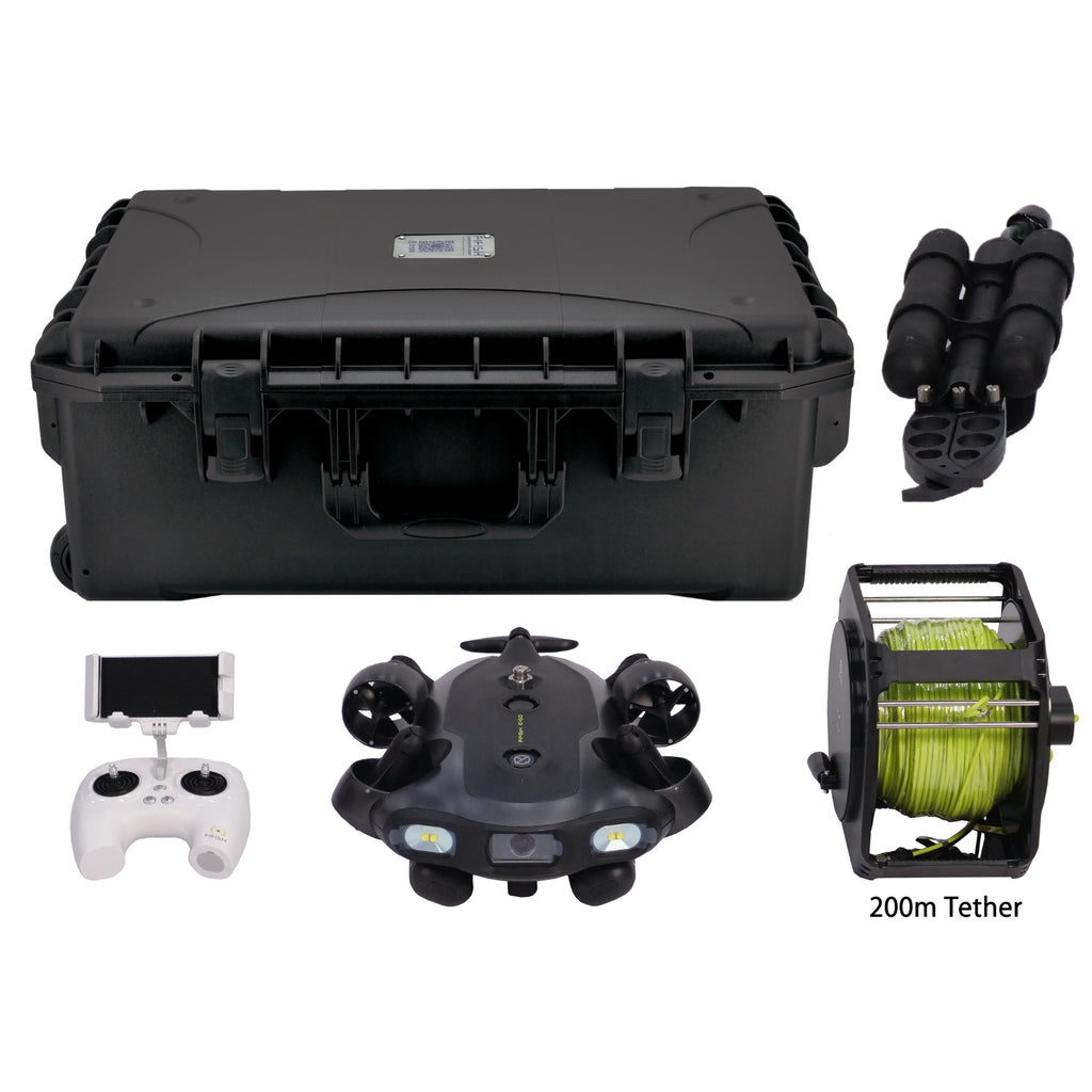 QYSEA FIFISH E-GO E200A Underwater Drone with Robotic Arm | 200m Tether | MaxStrata®