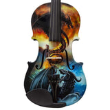 Rozanna's Violins Dragon Spirit Violin Outfit 4/4 | Mother of Pearl &  Ebony Fittings