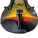 Rozanna’s Violins Galaxy Ride Deluxe Violin Outfit | Includes Bow, Rosin, Case & Strings | MaxStrata®
