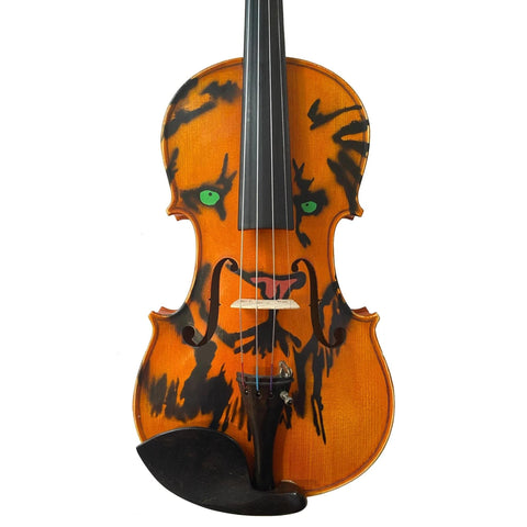 Rozanna's Violins Lion Spirit Violin Outfit - Emerald Eyes 3/4 | Includes Bow, Rosin, Case & Strings | MaxStrata®