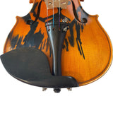 Rozanna's Violins Lion Spirit Violin Outfit - Golden Eyes | Includes Bow, Rosin, Case & Strings | MaxStrata®