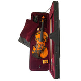 Rozanna's Violins Lion Spirit Violin Outfit - Golden Eyes 3/4 | Includes Bow, Rosin, Case & Strings | MaxStrata®
