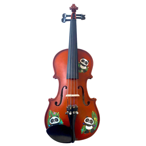 Rozanna’s Violins Panda Bear Violin Outfit with Stravinsky Quote 3/4 | Ebony Fittings | MaxStrata®