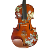 Rozanna’s Violins Bird Song Violin Outfit | Includes Bow, Rosin, Case & Strings | MaxStrata®