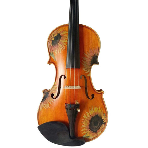 Rozanna’s Violins Sunflower Deluxe Violin Outfit 1/4 | Includes Bow, Rosin, Case & Strings | MaxStrata®