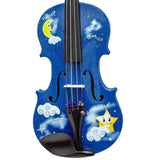 Rozanna’s Violins Blue Twinkle Star Violin Outfit | Designed for Children | MaxStrata®