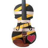 Rozanna’s Violins LOVE Wrap Violin Outfit | Includes Bow, Rosin, Case & Strings | MaxStrata®