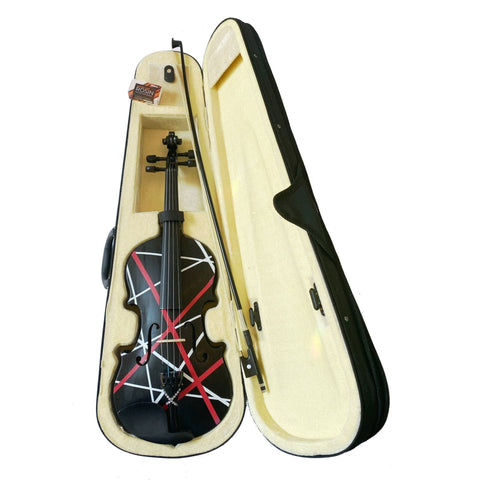 Rozanna’s Violins Wrap Splat Violin Outfit 4/4 | Includes Bow, Rosin, Case & Strings | MaxStrata®