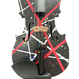 Rozanna’s Violins Wrap Splat Violin Outfit 4/4 | Includes Bow, Rosin, Case & Strings | MaxStrata®