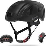 Smart4u SH55M Adult Cycling Helmet with Integrated Audio, Safety Lighting, and Emergency Alert Support
