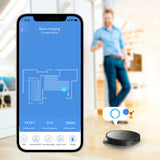 Tecbot S1 Intelligent Sweeping Robot Vacuum Cleaner Wi-Fi & App Controlled | MaxStrata®