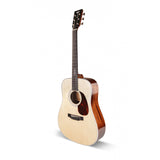 Tyma TD-15E Dreadnought Acoustic-Electric Guitar with Pickup | All-Solid Sitka Spruce Top & Solid Mahogany B&S | MaxStrata®