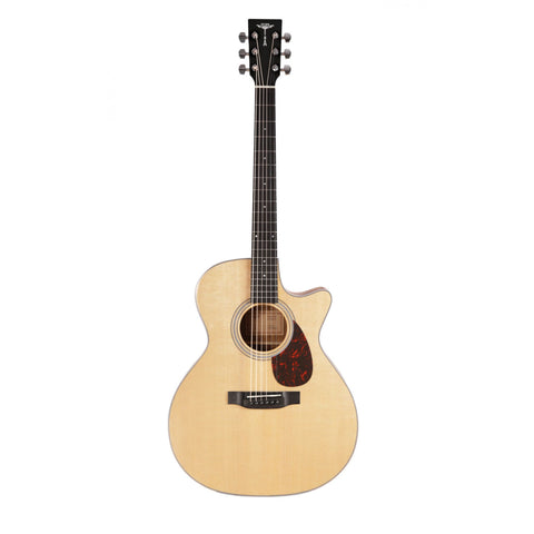 Tyma TG-12K Grand Auditorium Acoustic Guitar | Solid Torrefied Sitka Spruce Top & Koa/Walnut B&S | MaxStrata®