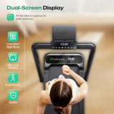 UREVO Strol 2S Pro Treadmill | Foldable 2-in-1 Smart Treadmill with Incline