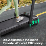 UREVO Strol 2S Pro Treadmill | Foldable 2-in-1 Smart Treadmill with Incline | MaxStrata®