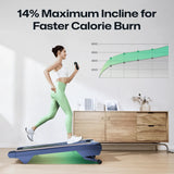UREVO CyberPad Smart Treadmill | 14% Incline, Quiet Treadmill with App | MaxStrata®