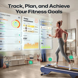 UREVO CyberPad Smart Treadmill | 14% Incline, Quiet Treadmill with App | MaxStrata®