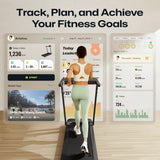UREVO Foldi 3S Treadmill with Desk | Adjustable, Foldable, Smart Treadmill | MaxStrata®