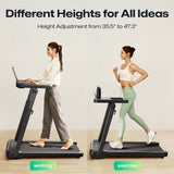 UREVO Foldi 3S Treadmill with Desk | Adjustable, Foldable, Smart Treadmill | MaxStrata®