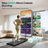 UREVO Strol 2E 2-in-1 Foldable Treadmill for Running & Walking