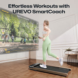 UREVO SpaceWalk E4W Smart Walking Pad | Compact Under Desk Treadmill | MaxStrata®