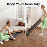 UREVO SpaceWalk E4W Smart Walking Pad | Compact Under Desk Treadmill | MaxStrata®