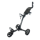 Axglo V1 Golf Push Cart | Ultra Compact Folding Three Wheel Trolley