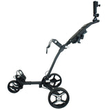 Axglo V1 Golf Push Cart | Ultra Compact Folding Three Wheel Trolley