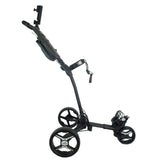 Axglo V1 Golf Push Cart | Ultra Compact Folding Three Wheel Trolley