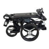 Axglo V1 Golf Push Cart | Ultra Compact Folding Three Wheel Trolley