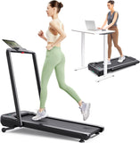 UREVO Strol 2E 2-in-1 Foldable Treadmill for Running & Walking