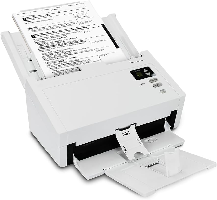 Xerox D50 Duplex Document Scanner | ADF Scanner - 140ppm | MaxStrata®