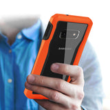 Reiko Samsung Galaxy S10E Protective Cover in Orange | MaxStrata