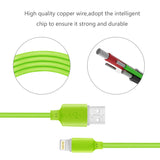 Reiko 30 Pcs Tangle Free Apple iPad Air USB Data Cable 3.3 Feet in Green | MaxStrata