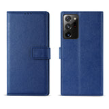 Reiko Slim Stand Case with Card Holder Slots Samsung Galaxy Note 20 Ultra in Blue | MaxStrata