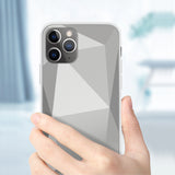 Reiko Apple iPhone 11 Pro Apple Diamond Cases in Silver | MaxStrata