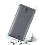 Reiko ZTE Maven 2/ Chapel (Z831) Clear Bumper Case with Air Cushion Protection in Clear | MaxStrata