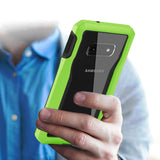 Reiko Samsung Galaxy S10E Protective Cover in Green | MaxStrata