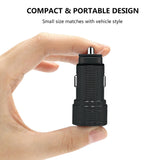 Reiko Dual Port USB Car Charger/ Adapter in Black (12Pcs) | MaxStrata