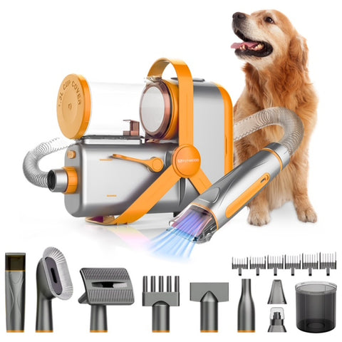 PETVACCO 9-in-1 Pet Grooming Vacuum with Dryer & Nail Grinder Kit