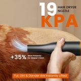 PETVACCO 9-in-1 Pet Grooming Vacuum with Dryer & Nail Grinder Kit