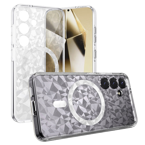 Reiko Case TPU & PC Protective Phone Cover for Samsung Galaxy S24 - Magnetic Clear