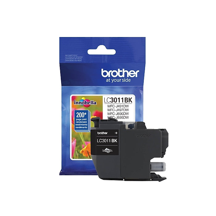 Brother LC3011BK Black Ink (Standard Yield)