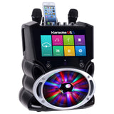 Karaoke USA Complete Wi-Fi Bluetooth Karaoke System - 9" Touch Screen & Recording Function | MaxStrata®