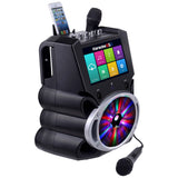Karaoke USA Complete Wi-Fi Bluetooth Karaoke System - 9" Touch Screen & Recording Function | MaxStrata®