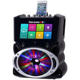 Karaoke USA Complete Wi-Fi Bluetooth Karaoke System - 9" Touch Screen & Recording Function | MaxStrata®